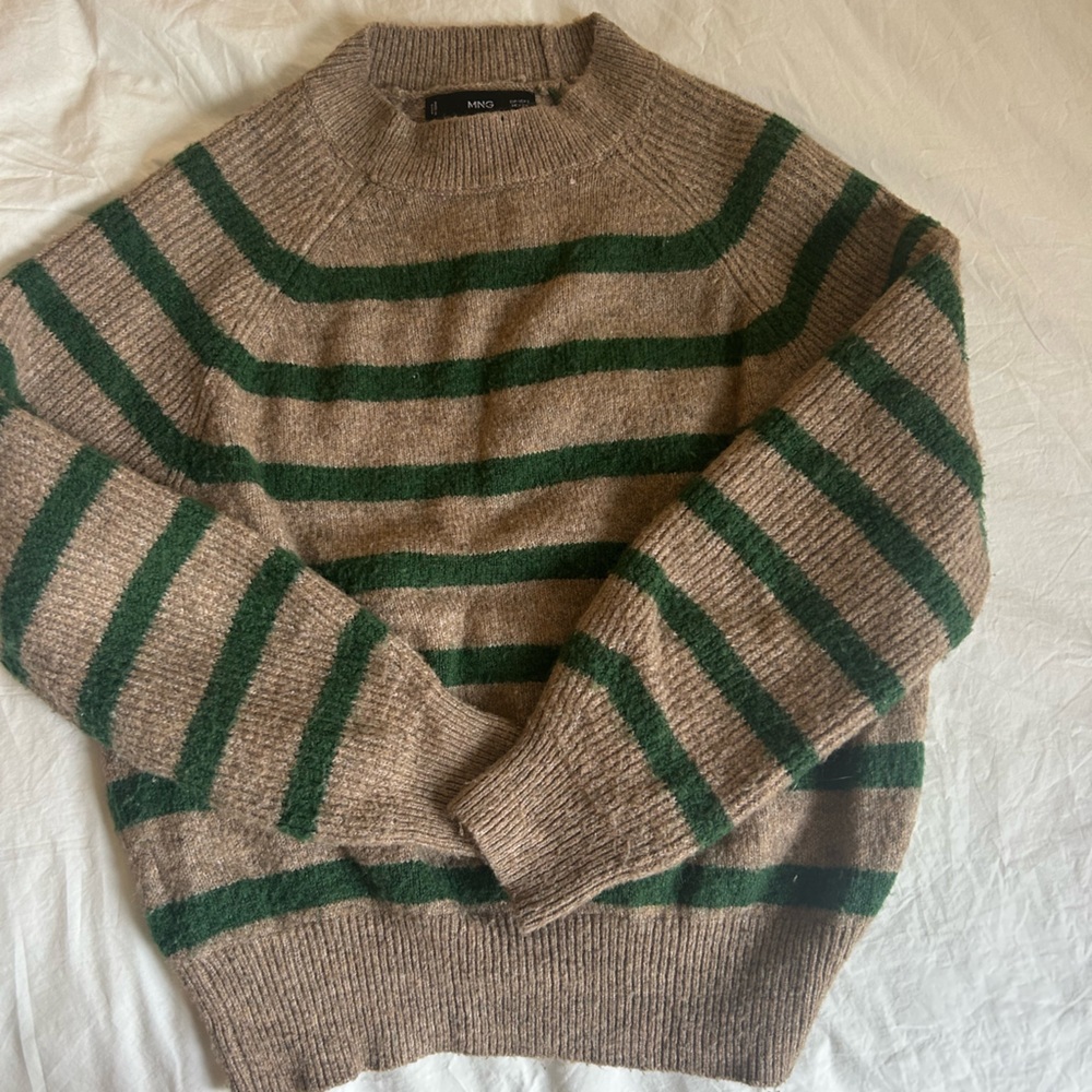 Mango Brown Knit Sweater